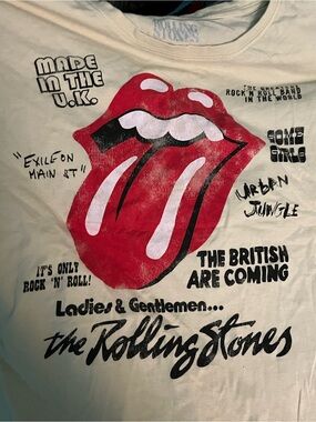 the Rolling Stones Official Super Soft Graphic Tee